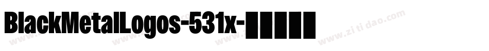 BlackMetalLogos-531x字体转换