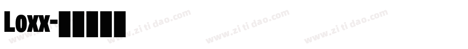 Loxx字体转换