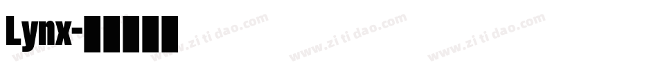 Lynx字体转换