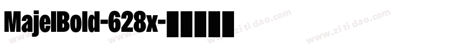 MajelBold-628x字体转换