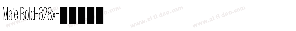 MajelBold-628x字体转换
