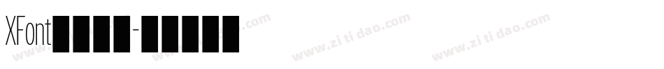 XFont一枝独秀字体转换