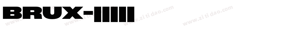 BRUX字体转换