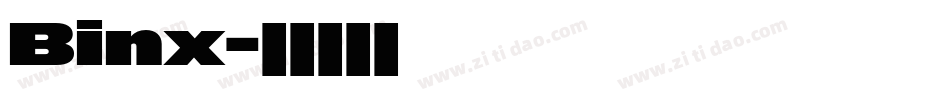 Binx字体转换