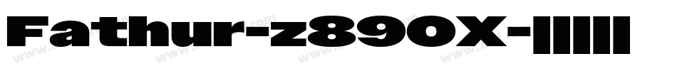 Fathur-z890X字体转换