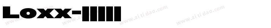 Loxx字体转换