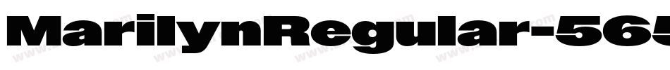 MarilynRegular-565x字体转换