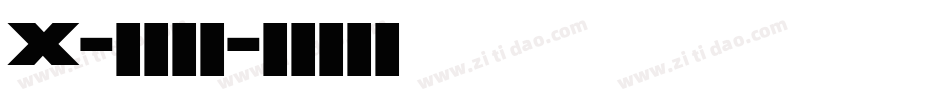 X-把酒颜欢字体转换