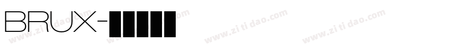 BRUX字体转换