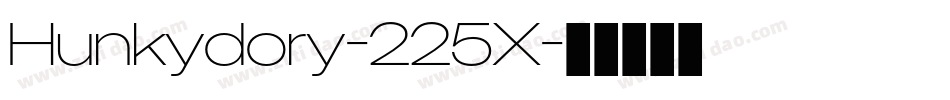 Hunkydory-225X字体转换 Hunkydory-225X字体转换