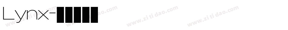 Lynx字体转换