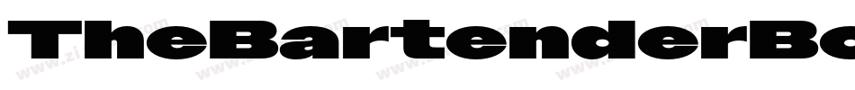 TheBartenderBoldItalic-51XXx字体转换