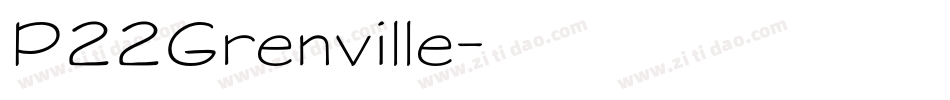 P22Grenville字体转换