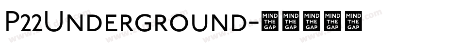 P22Underground字体转换