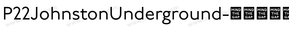 P22JohnstonUnderground字体转换