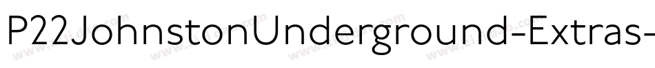P22JohnstonUnderground-Extras字体转换