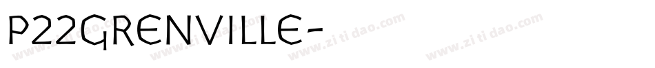 P22Grenville字体转换