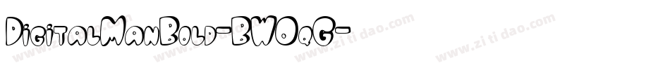 DigitalManBold-BW0qG字体转换