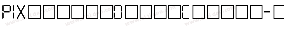 PIXymbolsDigitClocks字体转换
