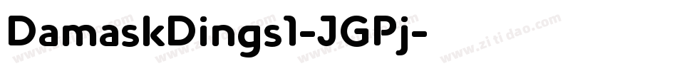 DamaskDings1-JGPj字体转换