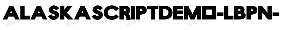 Alaskascriptdemo-LBPn字体转换
