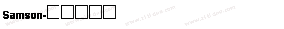 Samson字体转换