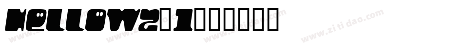 Hellow2-1字体转换