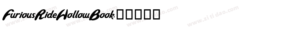 FuriousRideHollowBook字体转换