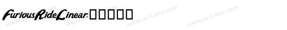 FuriousRideLinear字体转换