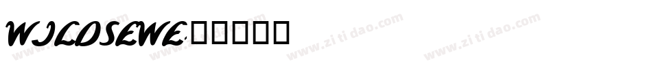 WILDSEWE字体转换