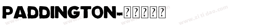 Paddington字体转换