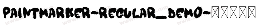 PaintMarker-Regular_Demo字体转换
