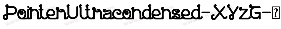 PointerUltracondensed-XYzG字体转换