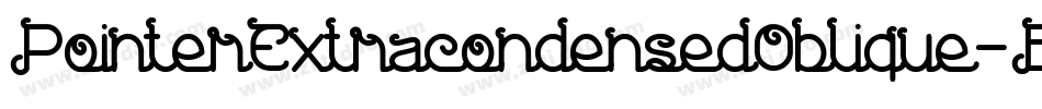 PointerExtracondensedOblique-Brgw字体转换