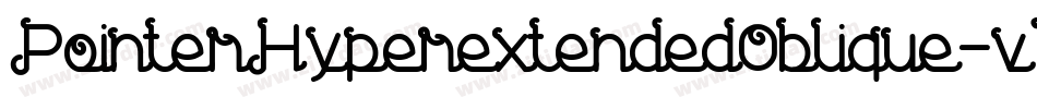 PointerHyperextendedOblique-v7L9字体转换