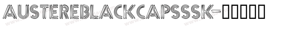AustereBlackCapsSSK字体转换