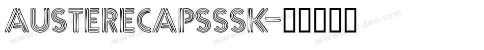 AustereCapsSSK字体转换