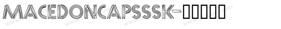MacedonCapsSSK字体转换