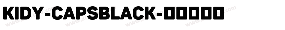 Kidy-CapsBlack字体转换