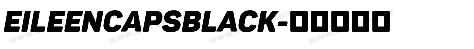 EileenCapsBlack字体转换