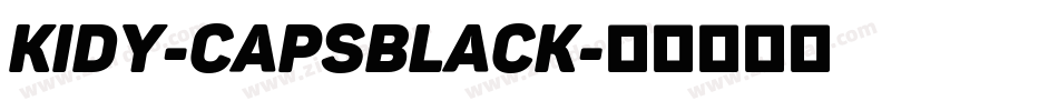 Kidy-CapsBlack字体转换