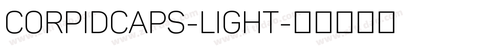 CorpidCaps-Light字体转换