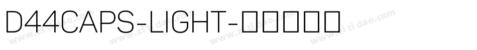 D44Caps-Light字体转换