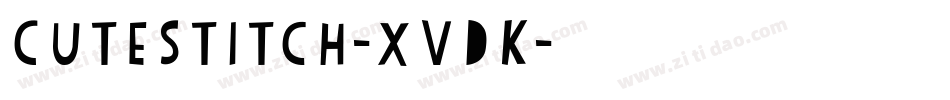 CuteStitch-xVDK字体转换