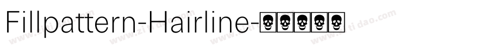Fillpattern-Hairline字体转换