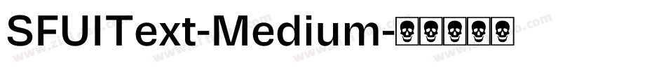 SFUIText-Medium字体转换