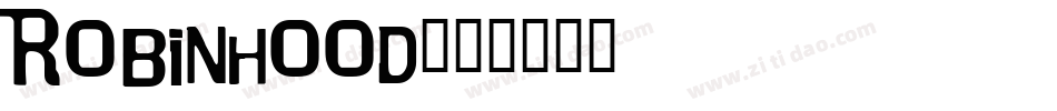 Robinhood字体转换
