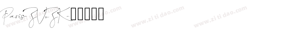 Paris-ZVoZK字体转换