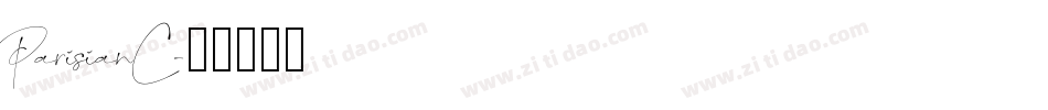 ParisianC字体转换