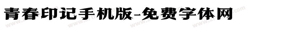 青春印记手机版字体转换